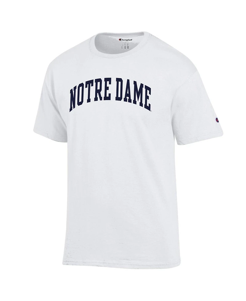 Champion Men's White Notre Dame Fighting Irish Basic Arch T-Shirt