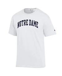 Champion Men's White Notre Dame Fighting Irish Basic Arch T-Shirt