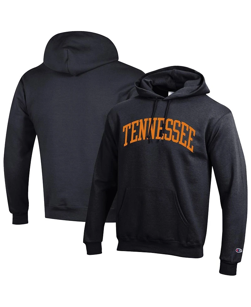 Champion Men's Black Tennessee Volunteers Basic Arch Fleece Pullover Hoodie