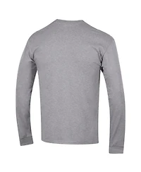 Champion Men's Heather Gray Florida Gators Arched Logo Long Sleeve T-Shirt