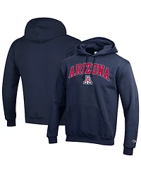 Champion Men's Navy Arizona Wildcats Arched Logo Fleece Pullover Hoodie