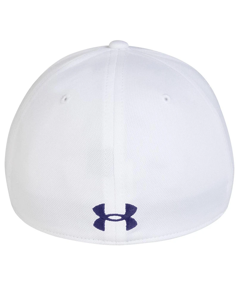 Under Armour Men's White Northwestern Wildcats Sideline Blitzing Accent Flex Hat