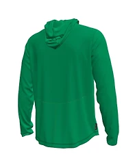 Under Armour Men's Kelly Green Notre Dame Fighting Irish Sideline Knockout Long-Sleeve Hooded T-Shirt