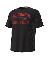 Under Armour Men's Wisconsin Badgers Sideline Knockout T-Shirt