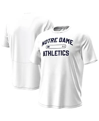 Under Armour Men's White Notre Dame Fighting Irish Sideline Knockout T-Shirt