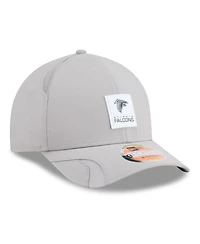 New Era Men's Gray Atlanta Falcons 2025 Sideline M-Crown 9FORTY Adjustable Hat