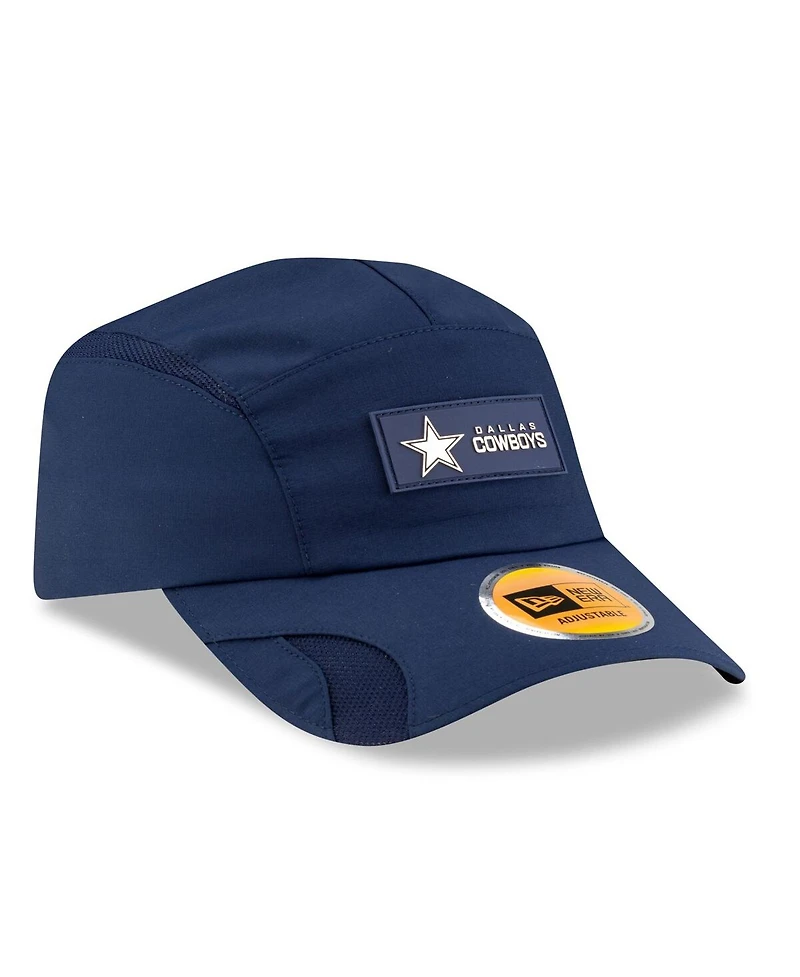New Era Men's Navy Dallas Cowboys 2025 Sideline Runner Adjustable Hat