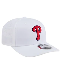 New Era Men's White Philadelphia Phillies Coolera 9SEVENTY Adjustable Hat
