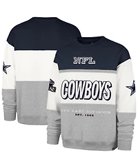 '47 Brand Men's Navy/Gray Dallas Cowboys Breeze Maximalist Sweatshirt