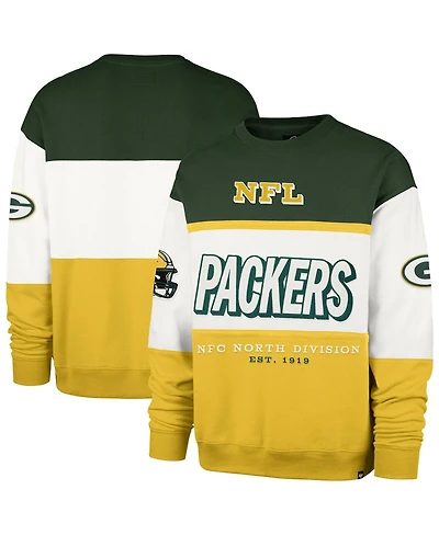 '47 Brand Men's Green/Gold Green Bay Packers Breeze Maximalist Sweatshirt
