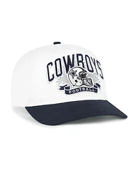 '47 Brand Big Boys and Girls White Dallas Cowboys Prime Play Hitch Adjustable Hat