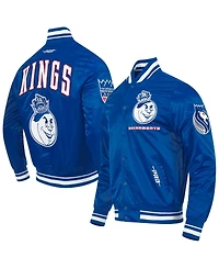 Pro Standard Men's Blue Sacramento Kings 2024/25 City Edition Chenille Satin Full-Snap Jacket