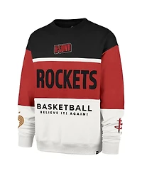 '47 Brand Men's and Women's Red Houston Rockets 2024/25 City Edition On Five Maximalist Pullover Sweatshirt