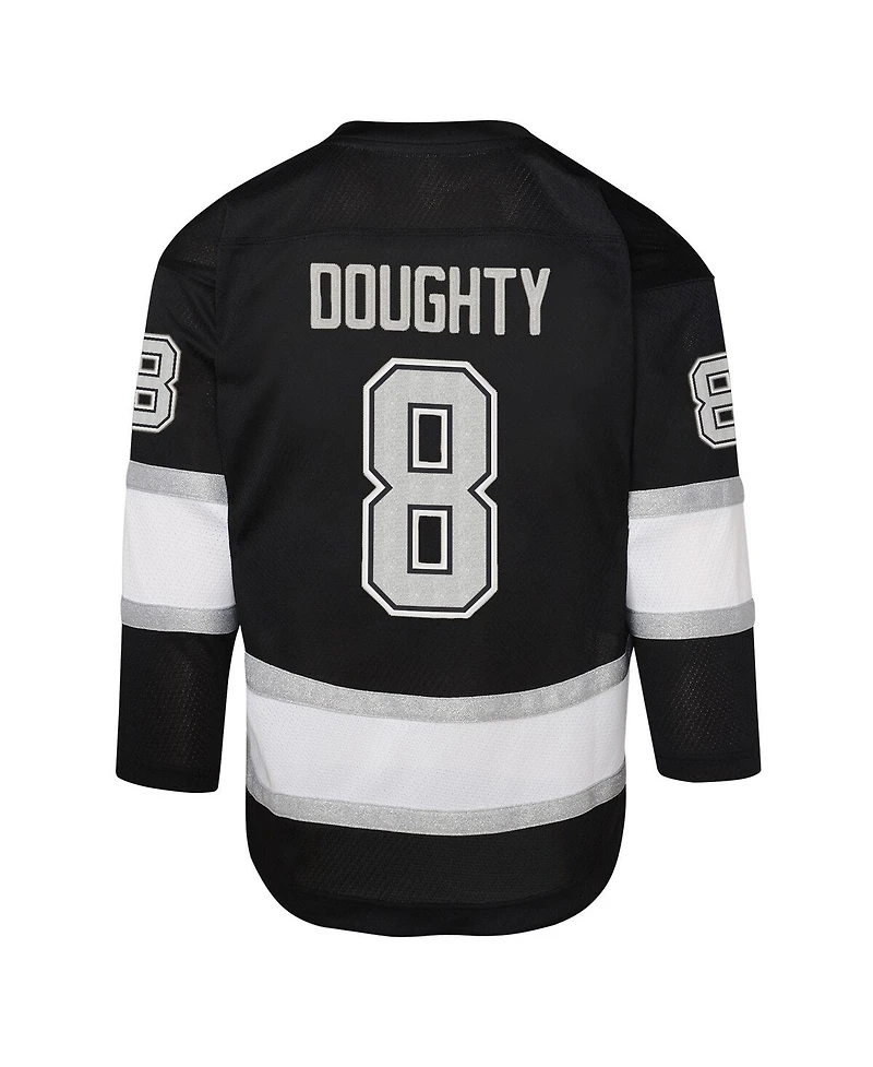 Outerstuff Big Boys and Girls Drew Doughty Black Los Angeles Kings Home Replica Player Jersey