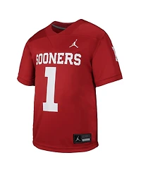 Jordan Toddler 1 Crimson Oklahoma Sooners Untouchable Replica Game Jersey