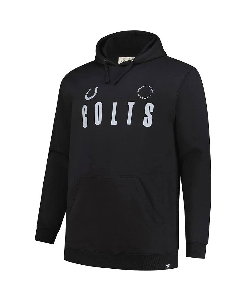 Fanatics Men's Black Indianapolis Colts Big Tall Chip Shot Hoodie