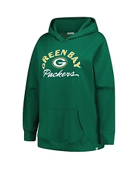 '47 Brand Women's Green Bay Packers Plus Size Whirlwind Naomi Hoodie