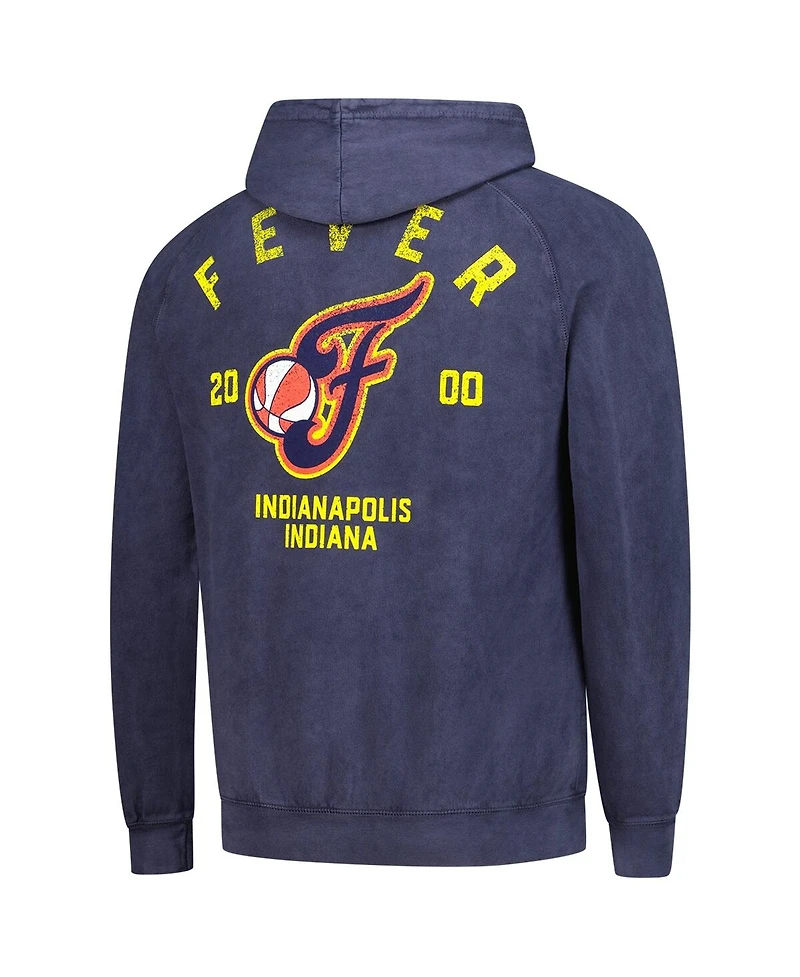 Stadium Essentials Men's and Women's Denim Indiana Fever Get Back Oversized Vintage Raglan Pullover Hoodie
