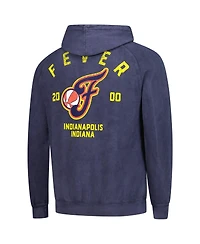 Stadium Essentials Men's and Women's Denim Indiana Fever Get Back Oversized Vintage Raglan Pullover Hoodie