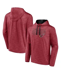 Fanatics Men's Heather Cardinal Arizona Cardinals Hook and Ladder Pullover Hoodie