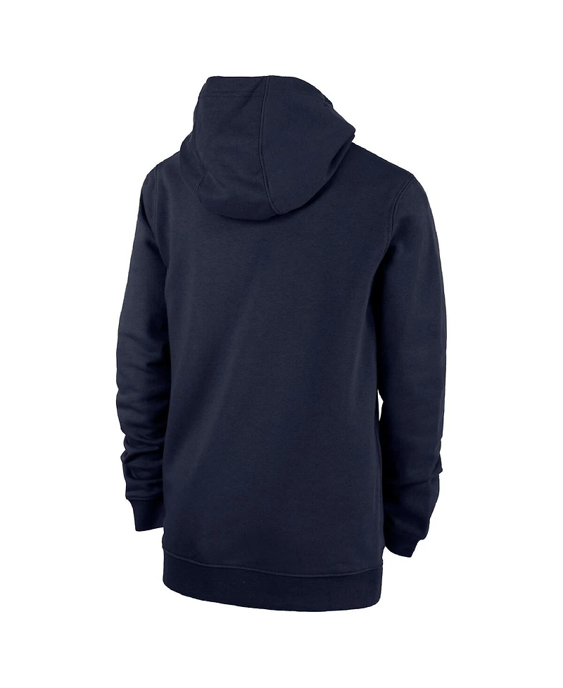 Nike Big Boys and Girls Navy Team Usa Primary Club Fleece Hoodie