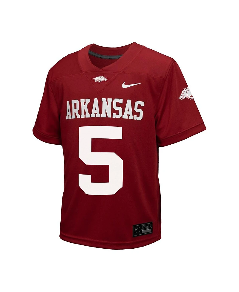 Nike Toddler 5 Cardinal Arkansas Razorbacks Untouchable Replica Game Jersey
