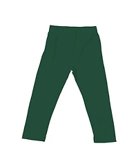 Wes & Willy Girls Toddler 2-Piece Oatmeal Miami Hurricanes Ruffle Raglan Long Sleeve T-Shirt and Leggings Set