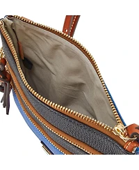 Dooney & Bourke Detroit Lions Team Logo Halftime Triple Zip Crossbody Bag