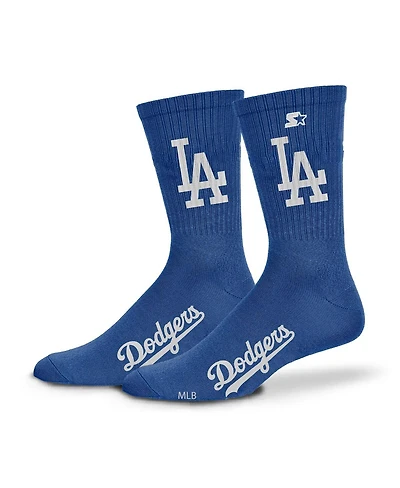 Starter Men's and Women's Royal Los Angeles Dodgers Satin Crew Socks