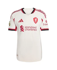 Adidas Men's Alexander Isak White Liverpool 2025/26 Away Authentic Player Jersey
