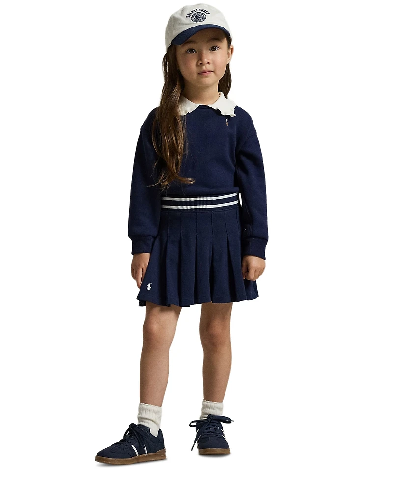 Polo Ralph Lauren Girls 2T-6X Pull-On Pleated Skorts