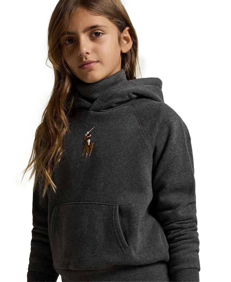 Polo Ralph Lauren Girls 7-16 Big Pony Long Sleeve Hoodie