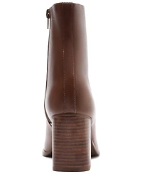 Arezzo Women's Regina Wood Block Heel Booties