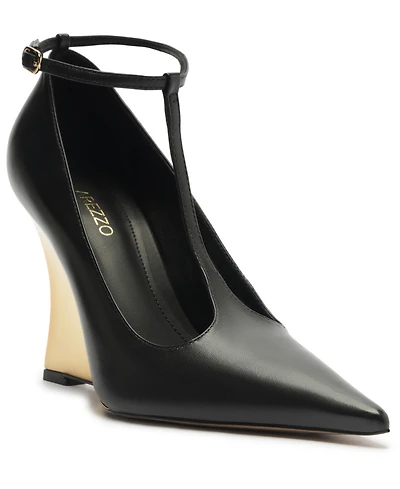Arezzo Women's Roxy Elegance T-Strap Wedge Pump
