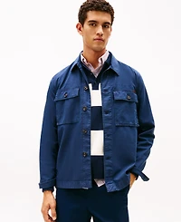 Tommy Hilfiger Men's Utility Collar Shirt Jacket
