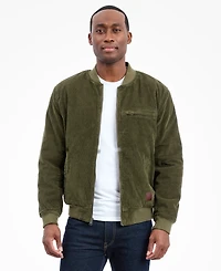 Lucky Brand Men's Zippered Bomber Jacket