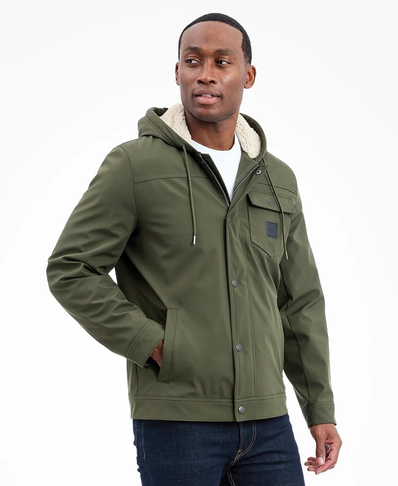 Lucky Brand Men's Long Sleeves Softshell Jacket
