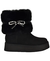 Guess Women's Dowry Rhinestone Bow Winter Boot