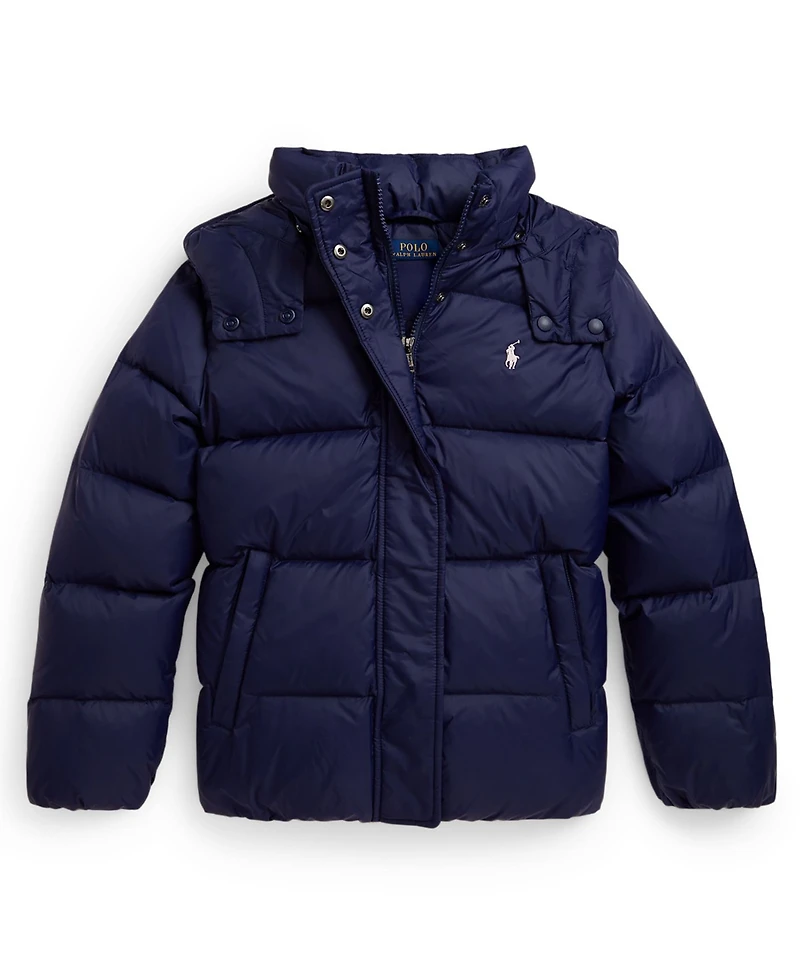 Polo Ralph Lauren Girls 7-16 Removable Hood Jacket