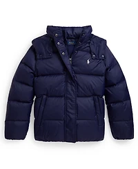 Polo Ralph Lauren Girls 7-16 Removable Hood Jacket
