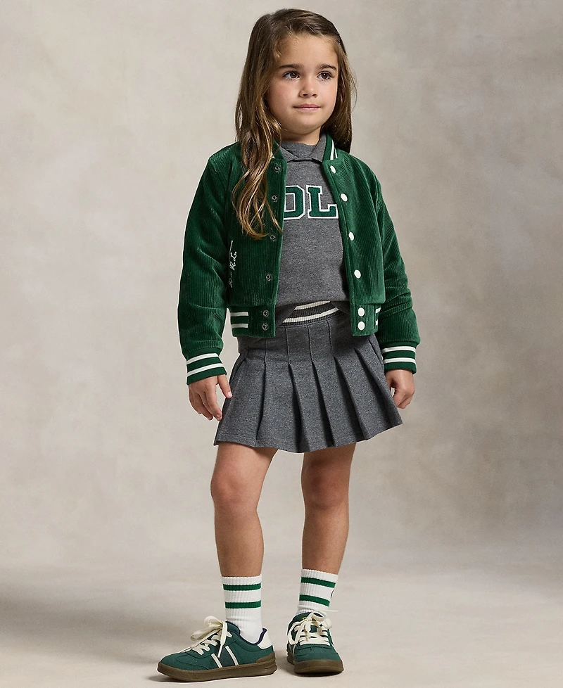 Polo Ralph Lauren Girls 2T-6X Knit Bomber Jacket