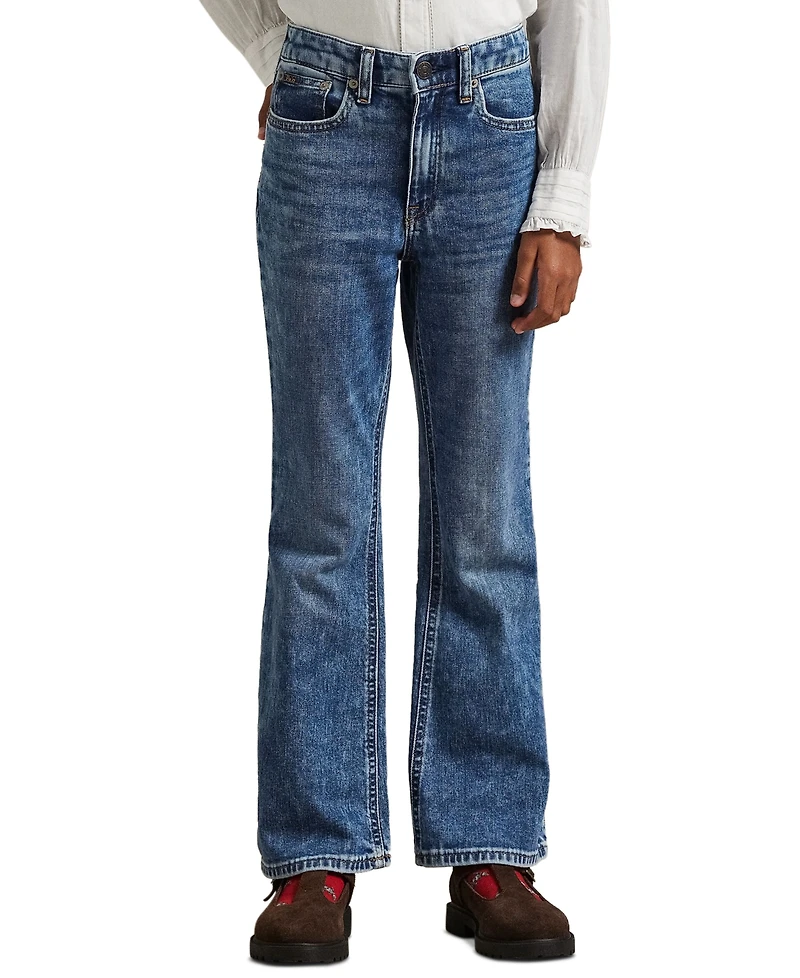 Polo Ralph Lauren Girls 7-16 Stretch Flared Jeans
