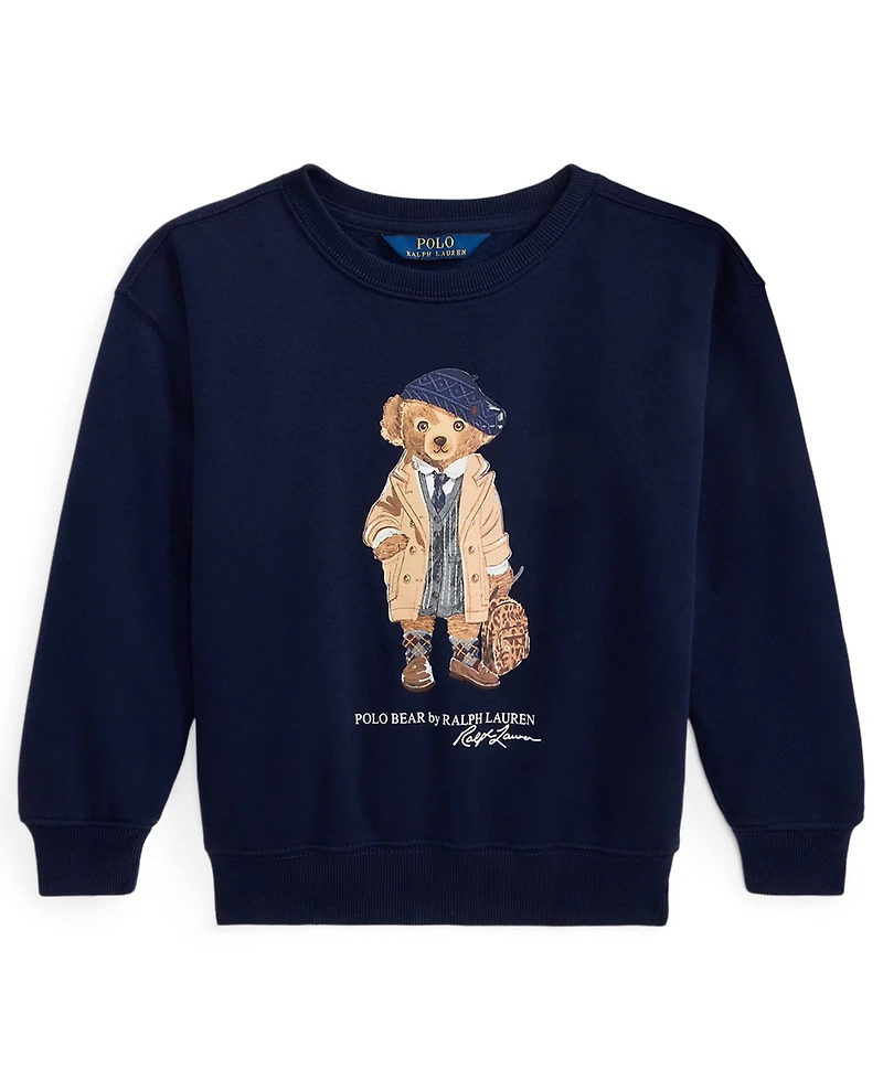 Polo Ralph Lauren Girls 2T-6X Crewneck Boxy Sweatshirt