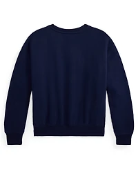 Polo Ralph Lauren Girls 7-16 Crewneck Boxy Sweatshirt