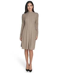 Jessica Howard Women's Fit and Flare Pull-On Sweater Dress
