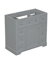 Casainc 36" Bathroom Vanity, Cabinet Base Only, One and Six Drawers