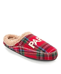 Dearfoams Men's Papa Bear Clog Slipper