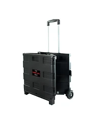 Elama Home Heavy Duty Carry All Easy Folding Cart with Lid