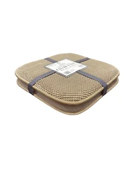 GoodGram Non Slip Chenille Premium Memory Foam Chair Cushions (4 Pack) - 16 in. W x 16 in. L