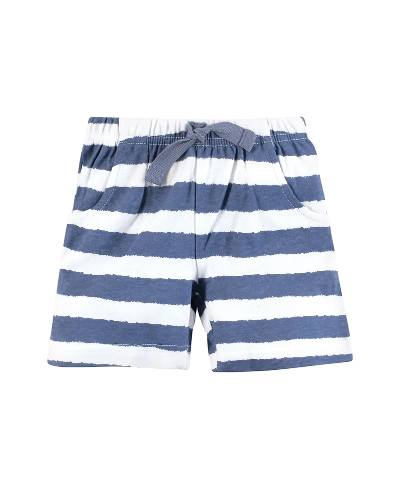 Hudson Baby Toddler Boys Four-Pair Active Shorts Bundle